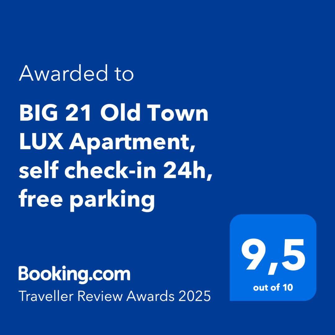 Big 21 Old Town Lux Apartment, Self Check-In 24H, Free Parking Poznan Bagian luar foto